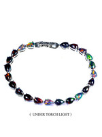 Bracciale con opali neri naturali