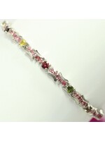 Bracciale con Tormaline multicolor