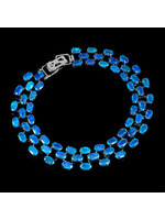 Bracelet set with natural Blue Opal