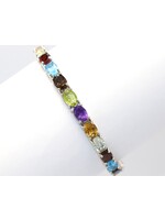 Bracelet with Amethyst, Garnet, Peridot, Topaz and Citrine