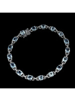 Armband met Aquamarijnen
