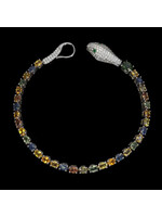 Bracelet avec Saphirs Multicolores