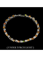 Bracelet set with natural Opals