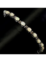 Bracelet set with natural Sapphire and Opals