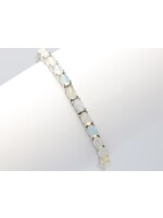 Bracelet set with natural Opals