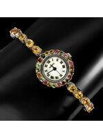 horloge met Citrien en Toermalijnen