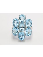 Ring with Blue Topaz