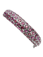 Bracelet avec Rhodolites