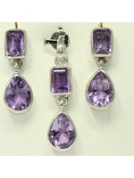 Set with Amethyst
