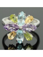 Ring set with gems