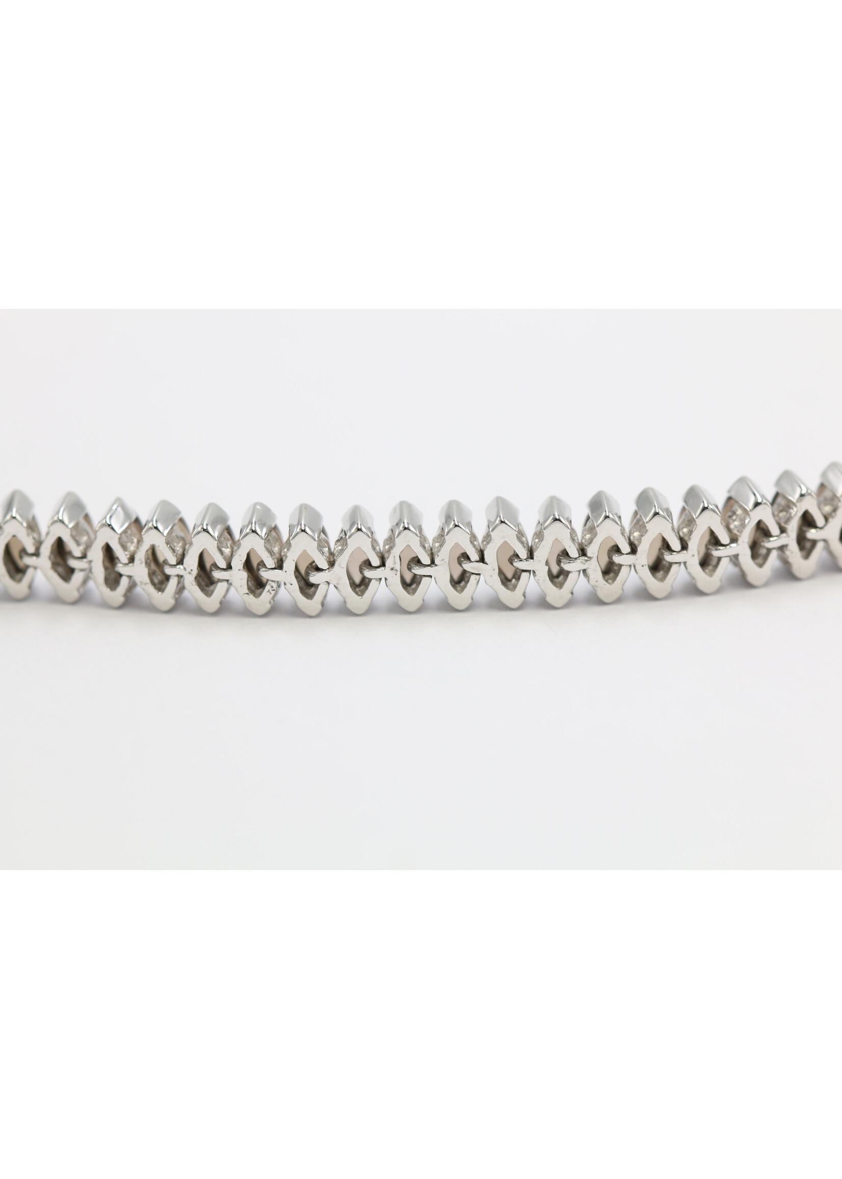 Bracelet en argent avec quartz fumé