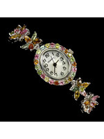 horloge met Multi-Kleur Toermalijnen