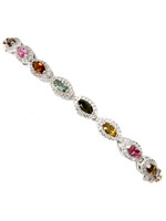 Armband met Multi-Kleur Toermalijnen