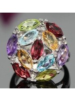 Bague avec multi Gemstones