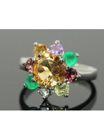 Ring bezet met Edelstenen