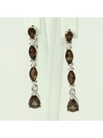 Earrings with Smoky Quartz