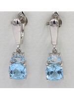 Blue Topaz Earrings