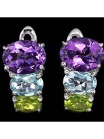 Boucles d'oreilles avec Gemstones