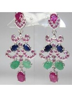 Boucles d'oreilles avec Gemstones