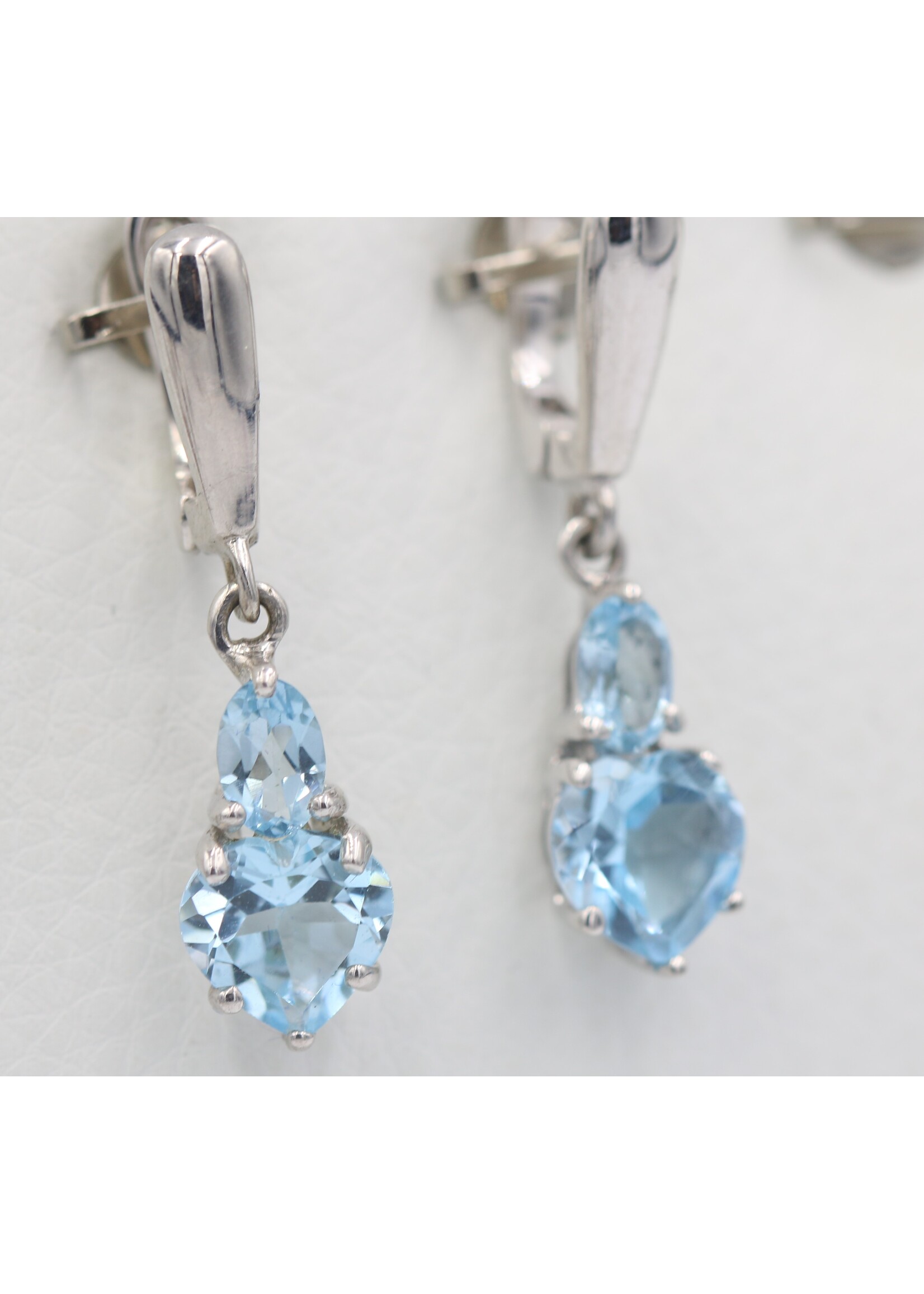 Blue Topaz Earrings
