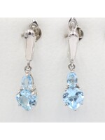 Blue Topaz Earrings