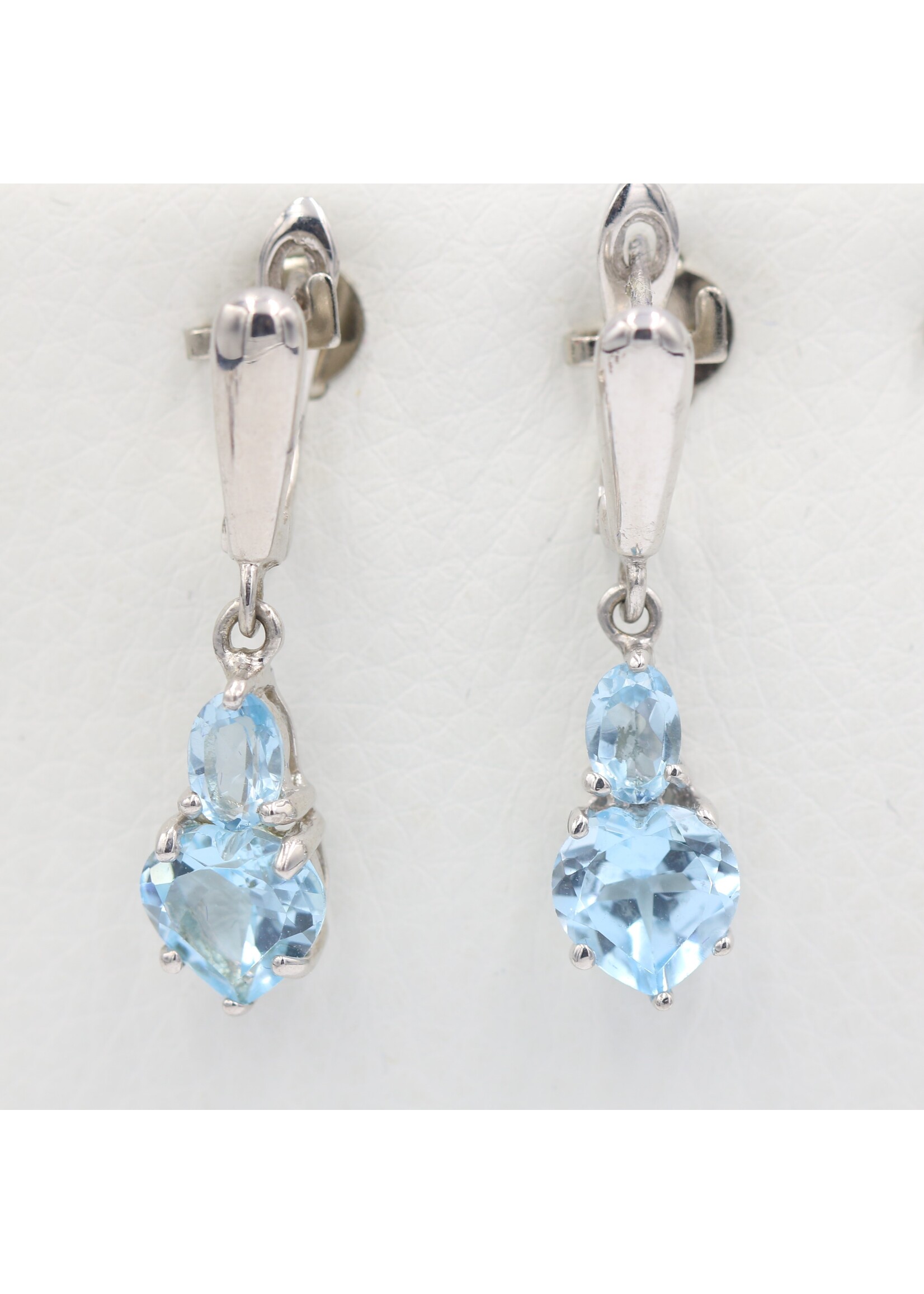 Blue Topaz Earrings