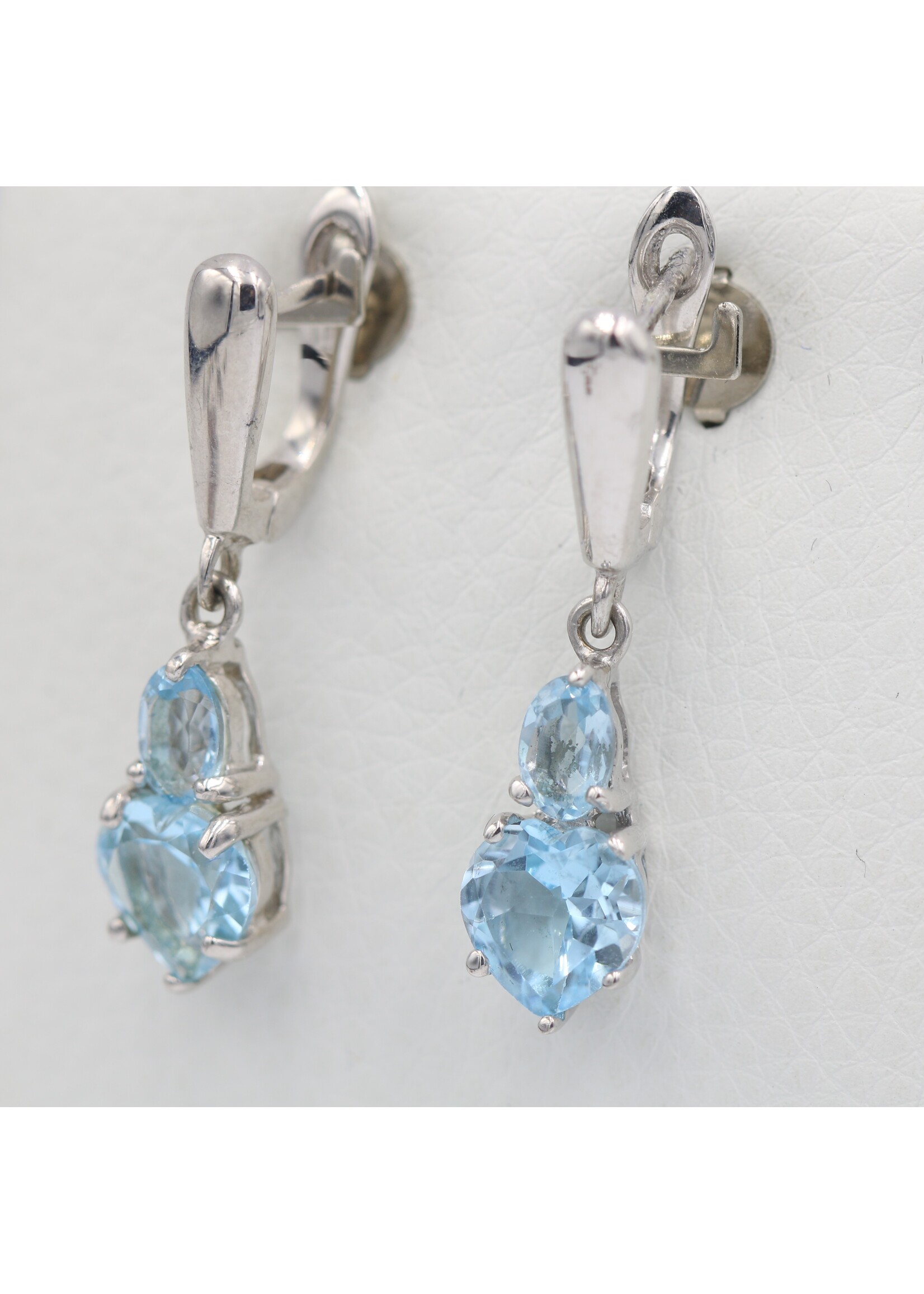 Blue Topaz Earrings