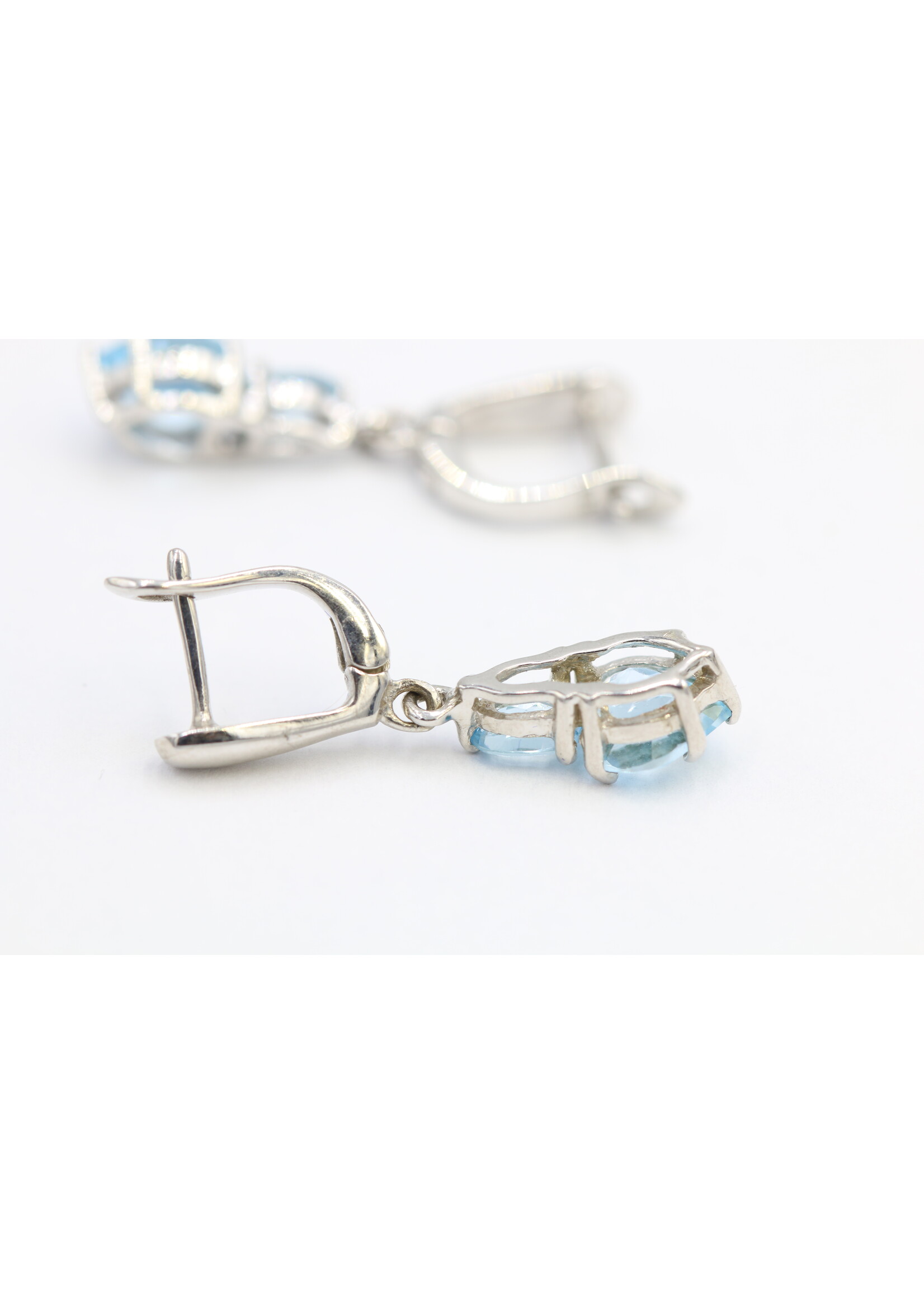 Blue Topaz Earrings