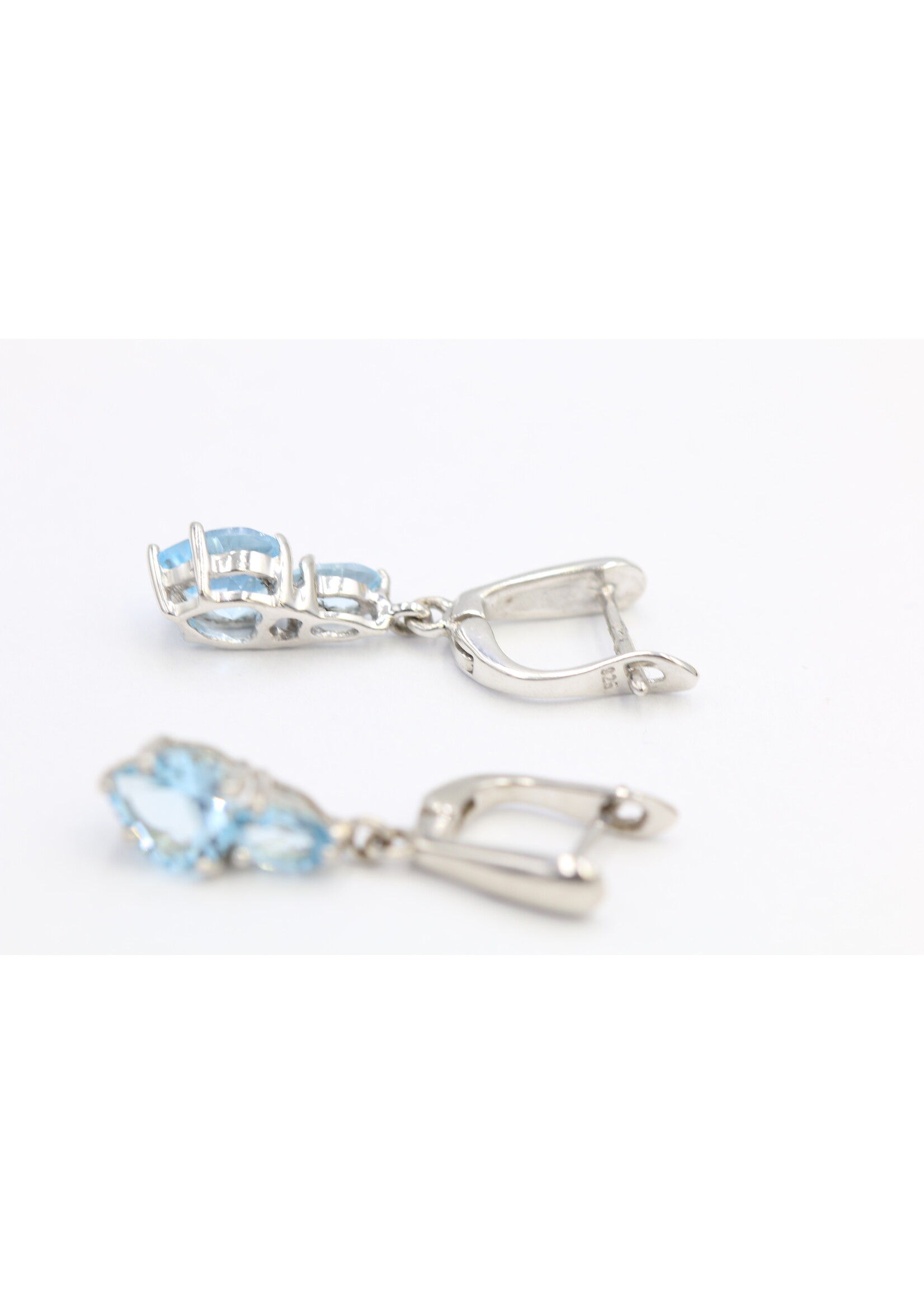 Blue Topaz Earrings