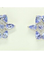 Earings set with Tanzanite