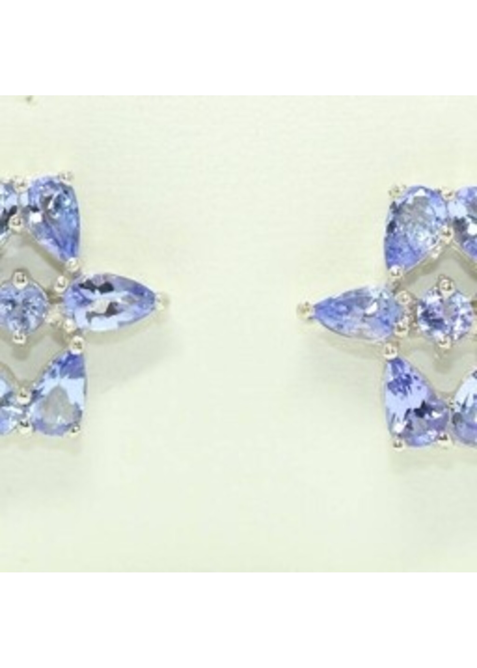 Boucles d'oreilles avec Tanzanite