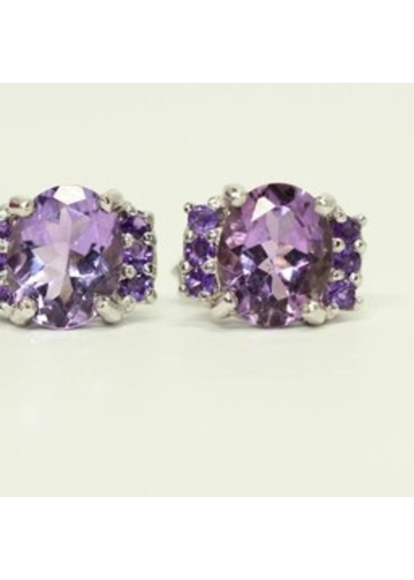 Boucles d'oreilles avec Amethist