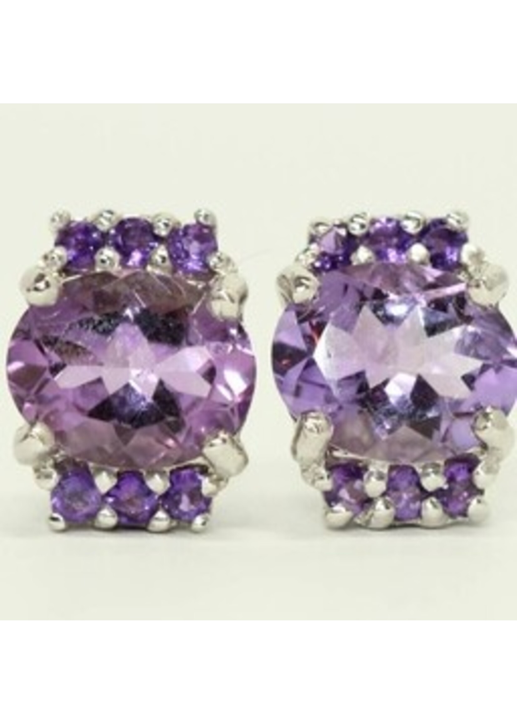 Boucles d'oreilles avec Amethist
