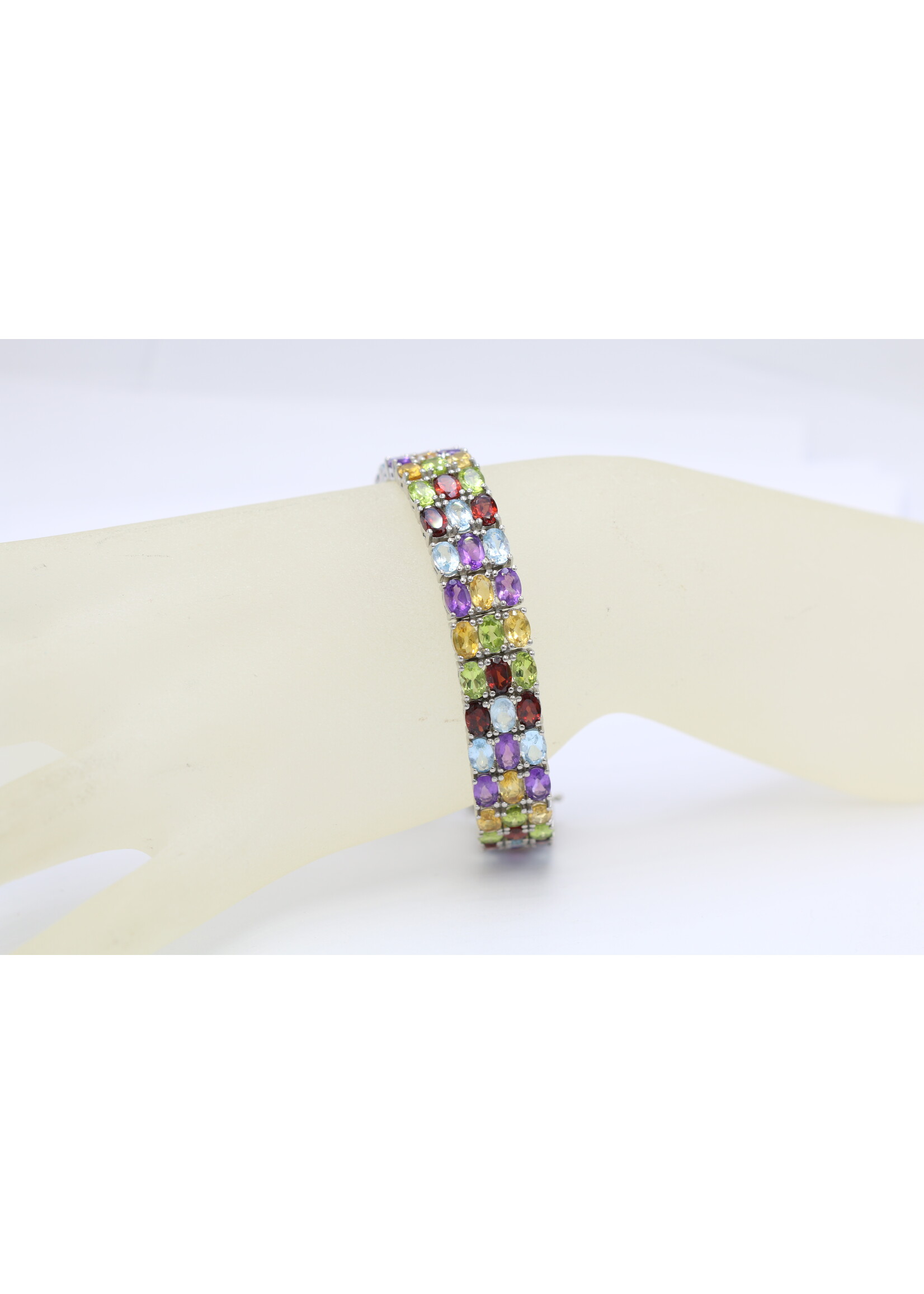 Bracelet with Multi-colored gemstones