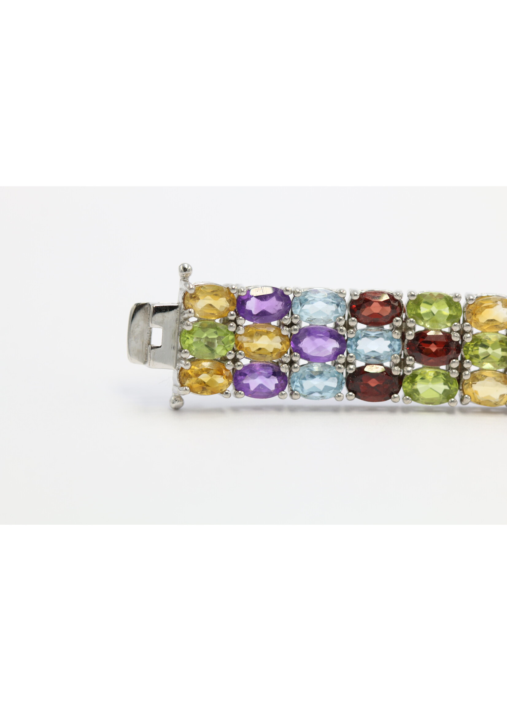 Bracciale con pietre preziose Multicolor