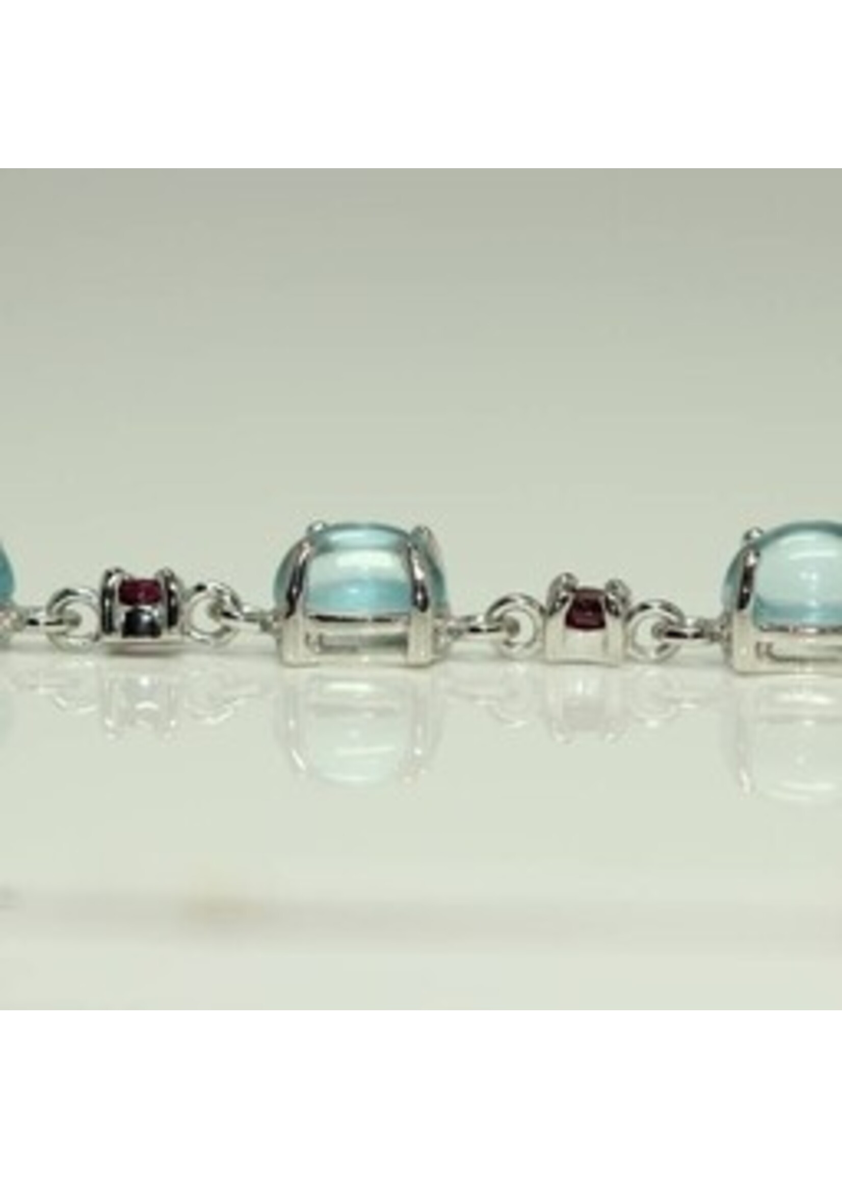 Bracelet avec Moonstone et Tourmaline