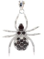Pendant with Garnets