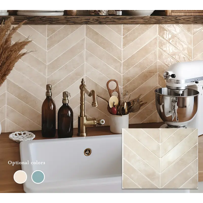 PLAK® Zelfklevende steenstrips - Aringa Beige 23x29 cm