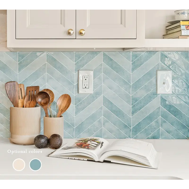 PLAK® Zelfklevende steenstrips - Aringa Azzurro 23x29 cm