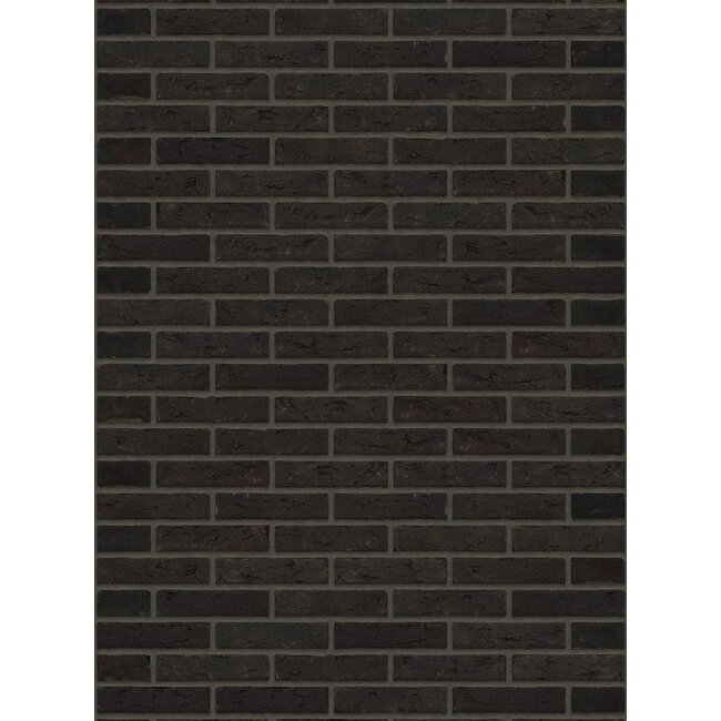 Antraciet baksteenstrip WF 21x5 cm - per m²