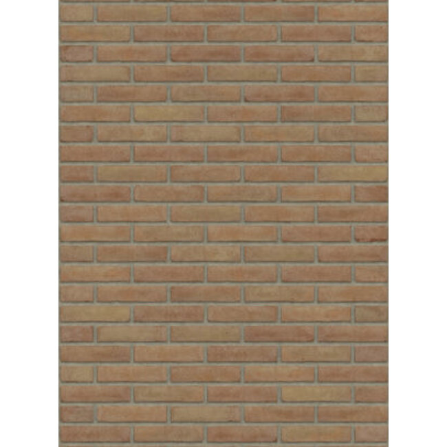 Brons baksteenstrip VB/WF 21x5 cm