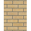 Geel z.z baksteenstrip VB/WF 21x5 cm