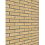 Geel z.z baksteenstrip VB/WF 21x5 cm