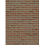 Maasbruin baksteenstrip VB/WF 21x5 cm - per m2