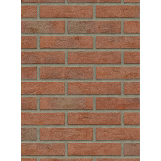Roodpaars baksteenstrip HV/WF 21x5 cm