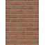 Roodpaars baksteenstrip HV/WF 21x5 cm  - per m²