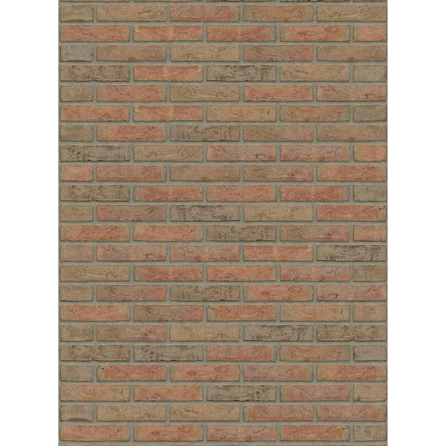 Roodpaars redux baksteenstrip HV/WF 21x5 cm - per m²