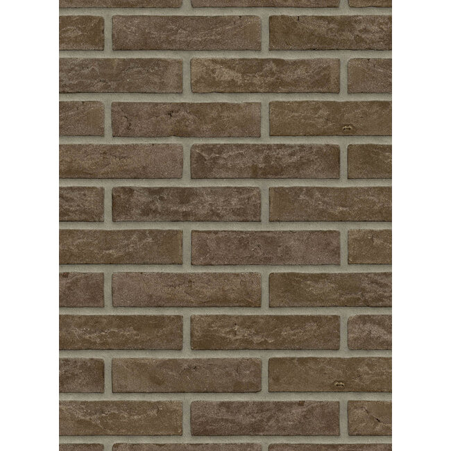 Zwart mangaan z.z. baksteenstrip HV/WF 21x5 cm - per m²