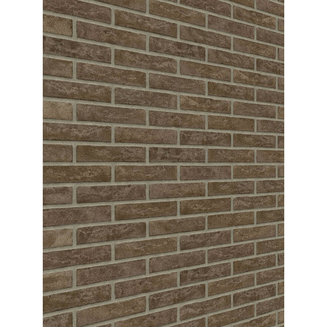 Zwart mangaan z.z. baksteenstrip HV/WF 21x5 cm - per m²