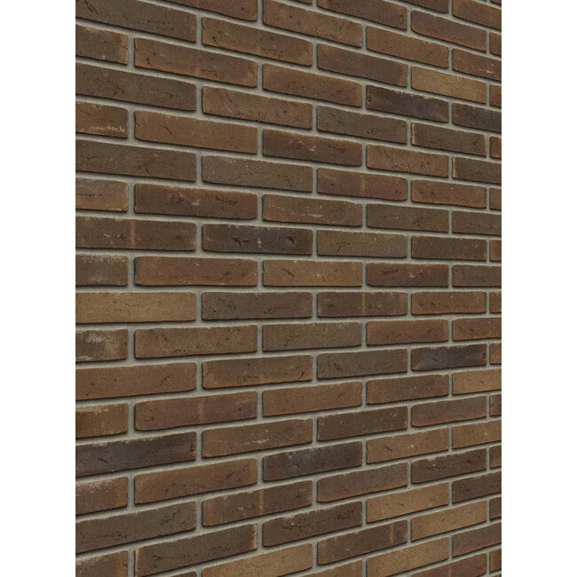 Bruin baksteenstrip AQUA/WF 21x5 cm - per m²